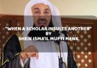 WHEN A SCHOLAR INSULTS ANOTHER