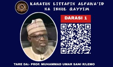 KARATUN LITTAFIN ALFAWA'ID NA IBNUL QAYYIM