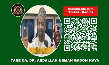 RADDI GA MASU KIN MUSLIM-MUSLIM TICKET
