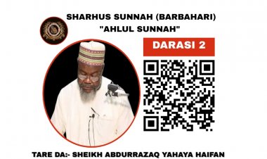 002 SHARHUS SUNNAH ( AHLUL SUNNAH)