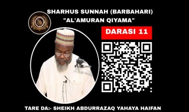 011 SHARHUS SUNNAH (AL'AMURAN QIYAMA)