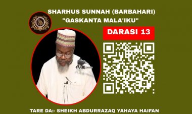 013 SHARHUS SUNNAH (GASKANTA MALA'IKU)