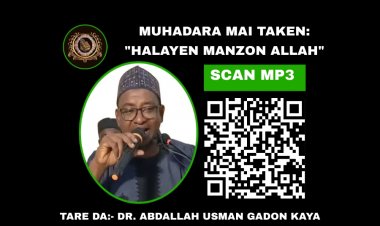 HALAYEN MANZON ALLAH (SAW) DA ƊABI'UNSA