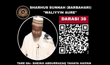 038 SHARHUS SUNNAH (WALIYYIN AURE)
