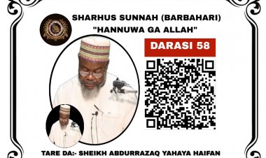 058 SHARHUS SUNNAH (HANNUWA GA ALLAH)