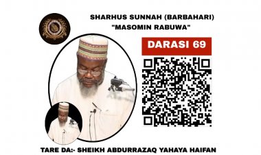 069 SHARHUS SUNNAH (MASOMIN RABUWA)