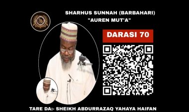 070 SHARHUS SUNNAH (AUREN MUT'A)